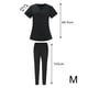 thumbnail image 3 of Enfermería Scrub Set Top Pantalones Transpirable Trabajo Uniforme para Enfermera Yoga Jogger, 3 of 5