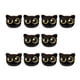 thumbnail image 3 of 10 cuentas acrílicas con forma de cabeza de gato para pulseras, llaveros y adornos. Ojos negros y amarillos, 3 of 7