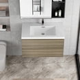 thumbnail image 7 of 36" Floating Vanity with Glossy White Resin Sink | Clean and Minimalist Bathroom Solution | Resist Yellowing and Easy to Clean, 7 of 7
