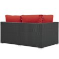 thumbnail image 2 of Modway Sojourn Outdoor Patio Sunbrella® Left Arm Loveseat in Canvas Red, 2 of 3