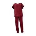 thumbnail image 4 of Conjunto Exfoliante Femenino Fernando Ropa de Trabajo de Enfermera Vino Rojo, 4 of 8