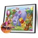 thumbnail image 2 of 5D DIY diamante pintura Winnie the Pooh completo redondo diamante mosaico hogar Hugtrwg Para estrenar, 2 of 9