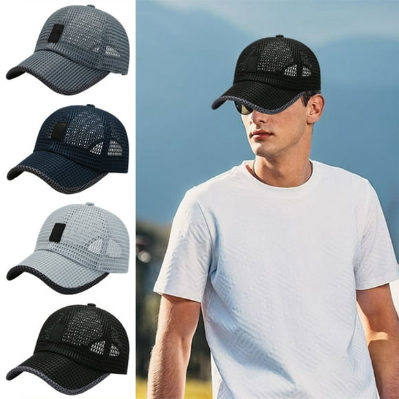 Savings Oefntac Sun Hat Outdoors Sun Hat Breathable Mesh Baseball Cap Adjustables Hat for Men Women Summer Ultraviolets Rays Protection Lightweight Sport Cap