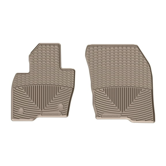 WeatherTech All-Weather Floor Mats compatible with Ford Edge, Edge ST - 1st Row (Driver & Passenger), Tan