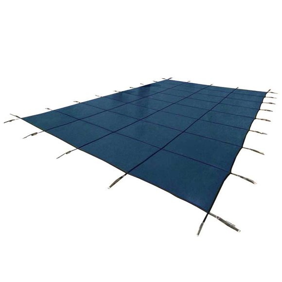 Yard Guard Housse de Sécurité pour Piscine Creusée 18'x36' Deck Lock, Bleu