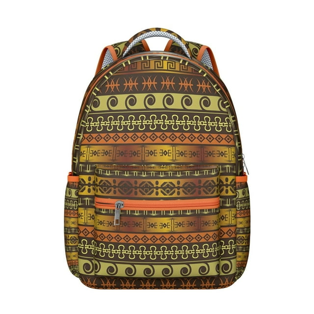 Rustic Artistic Natural Floral School Backpack, Durable and Scratch-Resistant, Adjustable Shoulder Straps with Earthy Bohemian Style and Vintage Fashion Pattern for Student