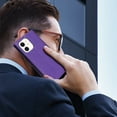 thumbnail image 6 of Dteck Case for iPhone 11, Business Style PU Leather Wallet Folio Case Magnetic Closure Kickstand Full Protection Case Compatible with iPhone 11,Purple, 6 of 6