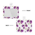 thumbnail image 2 of Kdxio Orchids Flowers Card Badge Holder Work Badge Sleeve for Office, School, Factory, ID Credit Cards, Driver Licenses and Passes, 2 of 7