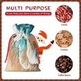thumbnail image 7 of Fuzoiu Ocean Wave Crash Print Christmas Gift Bag,Burlap Gift Bag with Drawstring Closure & Hang Tag,Perfect for Holidays, Birthdays, and Special Occasions-Small, 7 of 7