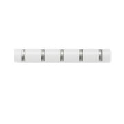 Umbra Flip 5 Hook Wall Mounted Coat Rack White