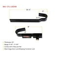 thumbnail image 5 of (2 Pack) Steel Cargo Door Lock/ Shipping Container Lock with 3 Keys per Bar, Range 11-1/4" - 17-3/4", for trailers, semi-trailers, containers, 5 of 13