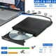thumbnail image 2 of Haiway Unidad de DVD externa, USB 3.0 Tipo-C Grabadora de CD CD portátil DVD +/-RW Unidad óptica Slim CD DVD ROM Regrabadora Reproductor de CD/DVD Lector para computadora portátil Computadora MacBook, 2 of 5