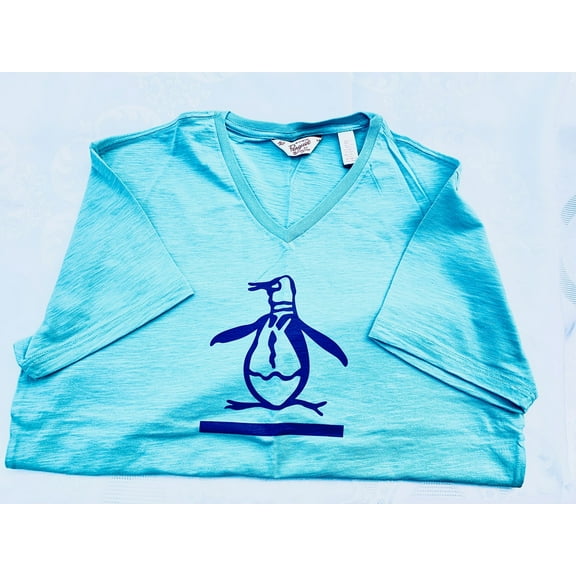 Munsingwear Men's T-Shirt "An Original Penguin", Medium, Maui Blue