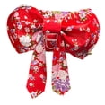 thumbnail image 1 of Cinturón de lazo para kimono japonés, portátil, cómodo y elegante para mujer, accesorio para bata yukata violeta rojo, 1 of 9