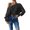 Black, variant on Women'S Sweaters, Backless Sweaters for Women, Long Sleeve Knit Design, Pullover for Fashion Comfort