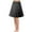 Black, variant on Women's Solid Color Skirt Base Skirt No Penetration Skirt (50CM) Rip Skirt Length 2 Two Piece Skirt Set for Women Rhinestone Fringe Skirt Leather Skirts for Women A Line Skirt Suede Skirts for Women