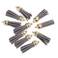 thumbnail image 4 of 10 Pieces Keychain Charms Tassels Decorations Accessory Finding Supplies Craft Accessories Jewelry Making Props Tassel for DIY Silver grey, 4 of 6