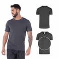 thumbnail image 3 of Playera Yazbek Negro Jaspe Doble Extra Grande C0250, 3 of 3
