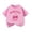 Pink-01, variant on Girls Sweet Cute Graphic Tee Casual Short Sleeve Summer Shirt Adorable Everyday Top for 3-14Y Girls