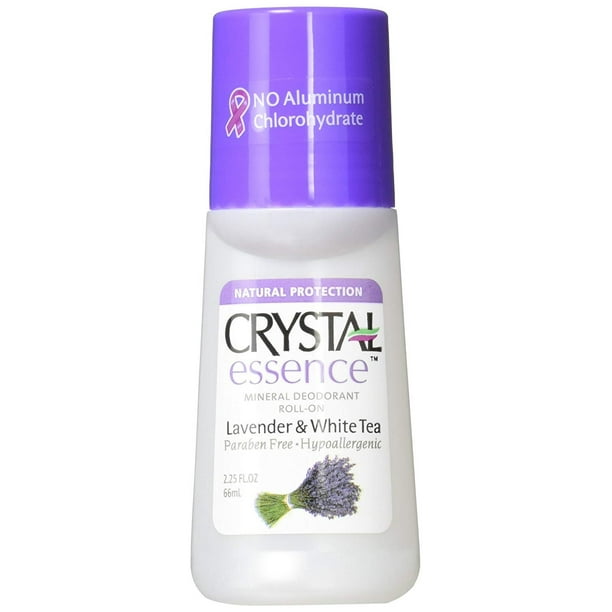 Crystal Roll On Deodorant Lavender and White Tea 2.25 fl oz, 2pack