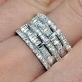 thumbnail image 3 of K-KED Women Cubic Zirconia Wedding Rings Pretty 925 Silver Filled Delicate Jewelry Size 6-10-10, 3 of 6