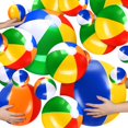 thumbnail image 1 of Pelotas de playa inflables Sratte de 61 cm, 41 cm, 13 cm, 15 cm, arcoíris, 1 of 5