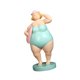 thumbnail image 5 of Figura de mujer de playa, escultura de escritorio, colección, linda estatua de resina artesanal, regordeta Verde, 5 of 8