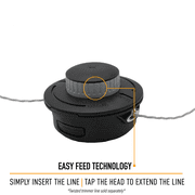 SHAKESPEARE E-Z Loader Universal Fit Replacement Bump Feed String Trimmer Head (1 Count)