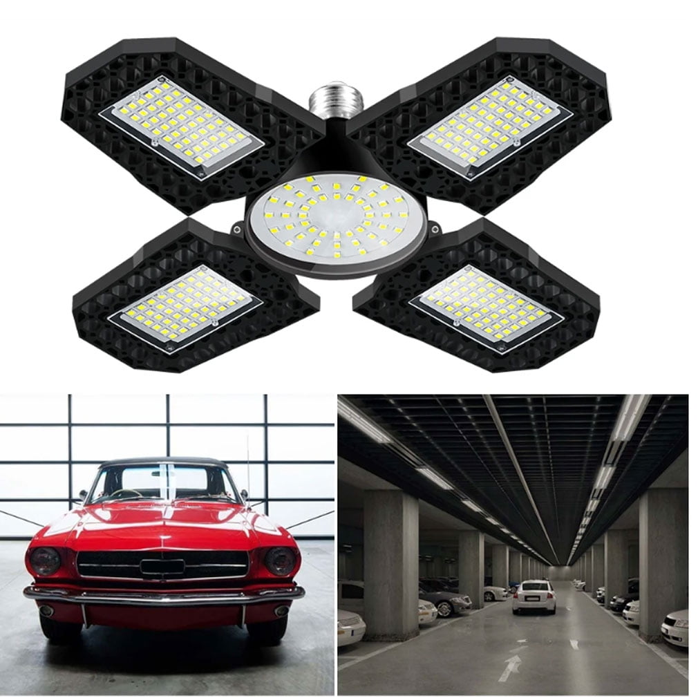 Light bulb LED garage light E27 shooting light can transform the ceiling light LED light bulb 110V warehouse UFO wall light 200W White