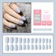 thumbnail image 2 of Ibcccndc Matte Press On Nails Quick Nail Art Mate de longitud media Ballet Coffin Uñas postizas Parc ibcccndc Morado claro, 2 of 7