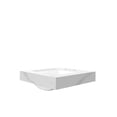 thumbnail image 2 of LHYY 24" White Sintered Stone Countertop and Undermount Ceramic Basin with Three Standard Pre-drilled Faucet Holes,NO Cabinet,NO Faucet and Sink Cover, 2 of 7