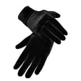 thumbnail image 2 of rygai Banquet Gloves Vintage Decorative High Elasticity Windproof Wear-resistant Keep Warm Breathable Women Short Opera Flannelette Gloves for Outdoor,Black One Size, 2 of 8
