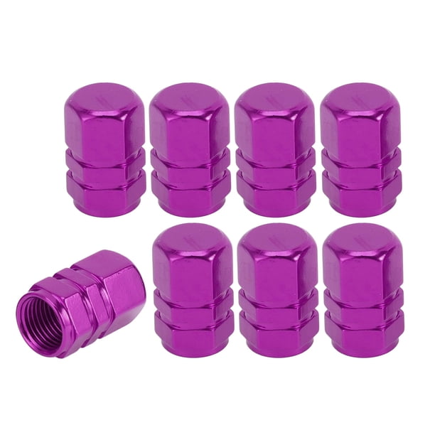 8 Pcs Tapas de Válvula de Neumático, 10x17MM Tapa de Válvula Universal para Automóvil y Bicicleta