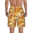 thumbnail image 3 of Naloa Pumpkin And Sunflower Men's Beach Shorts, Surfing shorts, Swim trunks, Quick Dry Swim Trunks for Surfing Beach Fun - 3X-Large, 3 of 9