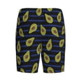 thumbnail image 5 of Gaeub Avocado Printed Men's Short Pajama Pants, Lightweight Lounge & Sleep Bottoms Keep You Cool - X-Large, 5 of 9