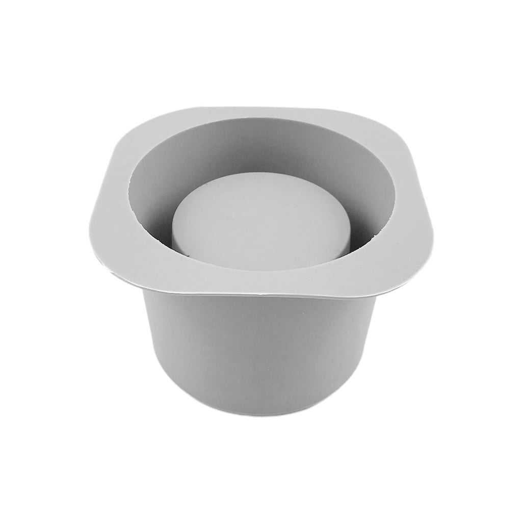 BQBQERT Geometric Square Round Flowerpot Mold Silicone Resin for Making Flower Holder