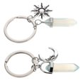 thumbnail image 1 of Unique Sun And Moon Key Chains Decorative Key Holder For Boyfriend And Girlfriend 2Pcs, 1 of 4
