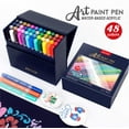 thumbnail image 4 of ZEYAR Acrylic Paint Pens, Extra Fine Point, AP Certified, Permanent&Waterproof Ink, Works on Rock, Wood, Glass, Metal, Ceramic and More (48 Colors), 4 of 9