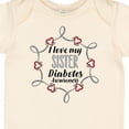 thumbnail image 4 of Inktastic I Love My Sister Diabetes Awareness Boys or Girls Baby Bodysuit, 4 of 5