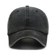 thumbnail image 7 of LUOGENLI Hats Mens Hats Fashion Fedora Wide Brim Unisex Vintage Ponytail Baseball High Messy Bun Hat Adjustable Trucker Cap Hat Mens Hats Fitted Ny Hats for Men Country Camo Black One Size, 7 of 7