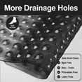 thumbnail image 6 of Semfri Square Shower Mat Non Slip 21 x 21 inch for Shower Stall Floors Bathtub Mat Non Slip Firm Grip Bathroom Mat Anti Slip Shower Mat with Suction Cups and Drain Hole Black, 6 of 8