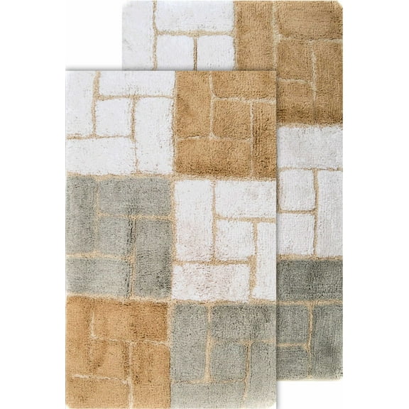 Chesapeake Berkeley 2pc Spa Bath Rug Set (21"x34" & 24"x 40")