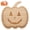 Khaki, variant on NIAIZEK Natural Bamboo Pumpkin Shaped Serving Tray Thanksgiving Charcuterie Board for Home Party Kitchen Decor Fruit Snack Candy Drink Platter