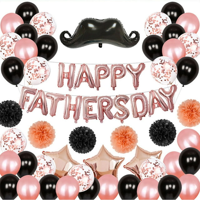 DPTALR Birthday Balloons Happy Father's Day Decorative Balloons