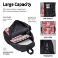 thumbnail image 4 of Balery Red Meat Mochila escolar 3 en 1 para niños: mochila resistente con lonchera térmica y estuche para lápices. Mochila escolar para niños y niñas., 4 of 7