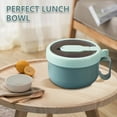 thumbnail image 4 of SUSHANG Microwave Ramen Bowl with Lid 850ml Instant Noodle and Soup Cooker High-Temperature Propylene Ramen Cooker Bowl for College Dorm Room and Lunch Quick and Easy Meal Prep with Vented Lid, 4 of 8