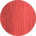 thumbnail image 1 of Ahgly Company Indoor Round Abstract Red Contemporary Area Rugs, 7' Round, 1 of 4