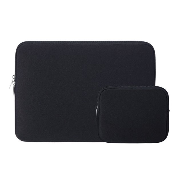 12.5Inch Laptop Sleeve Bag +Square Power bag Set Protective Soft Case Padded Zipper Cover Carrying Computer Bag Compatible with Apple 13.3(New Model), Huawei 13.3, Xiaomi 13 inches