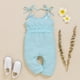 thumbnail image 3 of Mameluco de una pieza para niños recién nacidos, bebés, niños y niñas, mono con volantes y cuello Halter Sailing Electrónica, 3 of 6