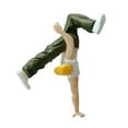 thumbnail image 5 of 1/64 Figure Street Dancer Miniature for Fairy Garden Desktop Ornament Layout Green, 5 of 8